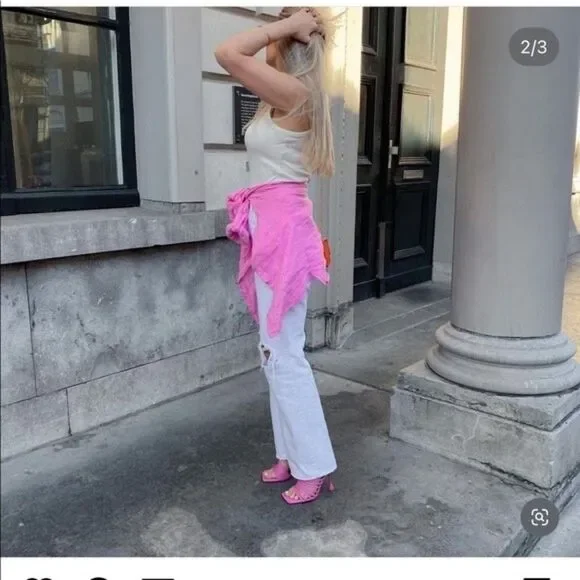 ZARA HIGH HEELED STRAPPY SANDALS - Picture 5 of 11